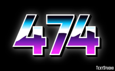 474 Text Effect
