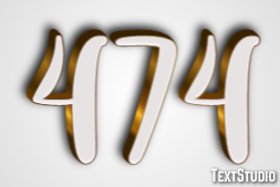 474 Text Effect