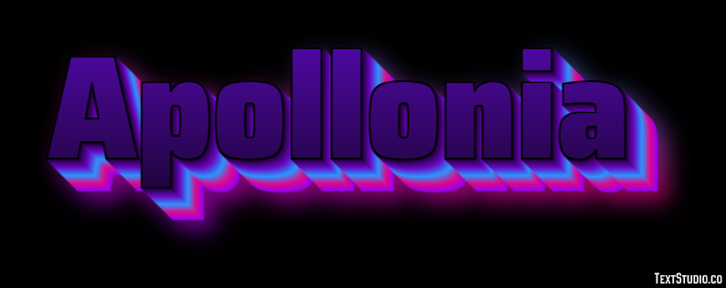 Apollonia Effetto testo