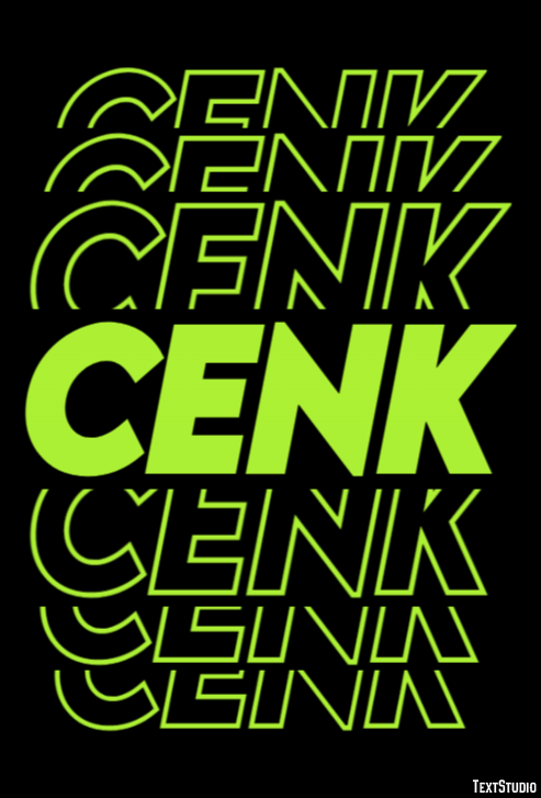 Cenk Tekst Effect