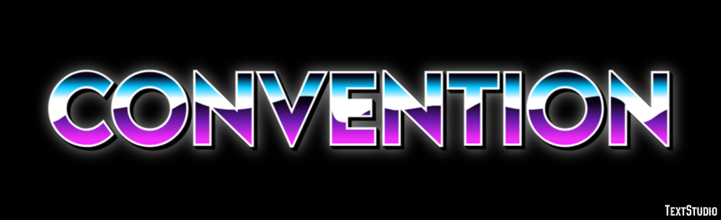 Convention Text Effect