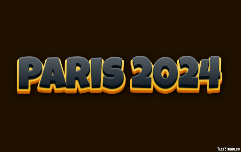 Paris 2024 Metin Efekti