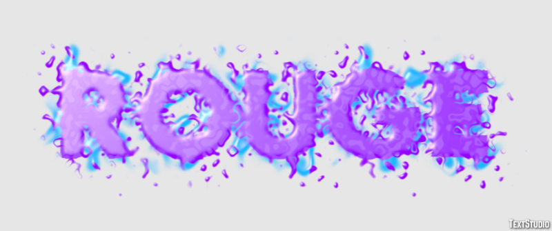 Rouge Effet de Texte