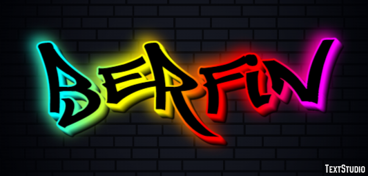 Berfin Text effect