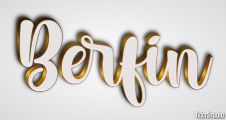 Berfin Text effect