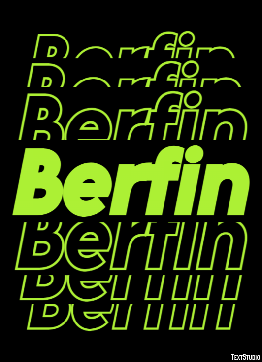 Berfin Text Effect
