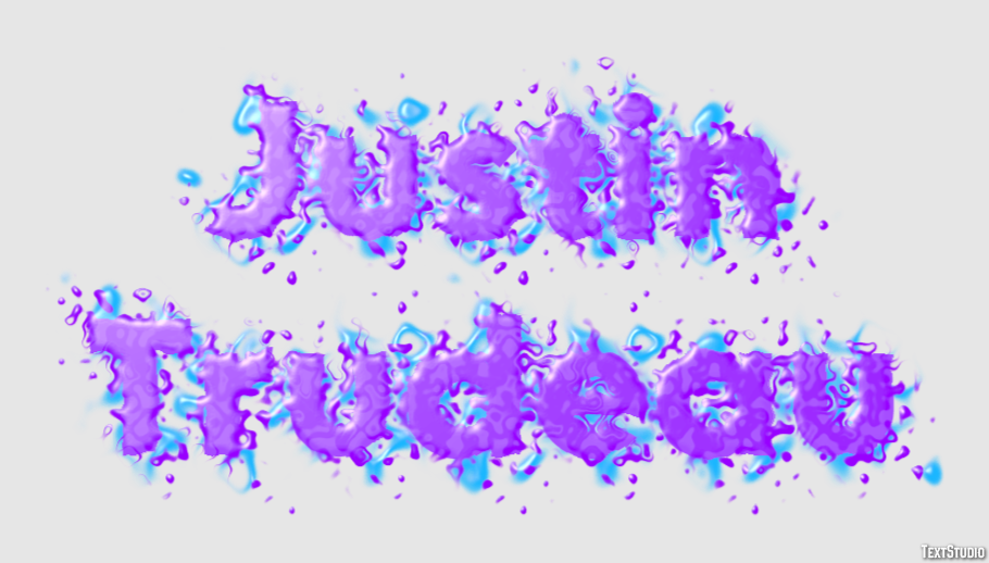 Justin Trudeau Text Effect