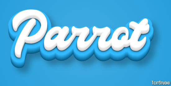 Parrot Text Effect