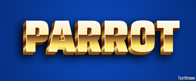 Parrot Text effect