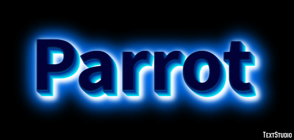 Parrot Text effect