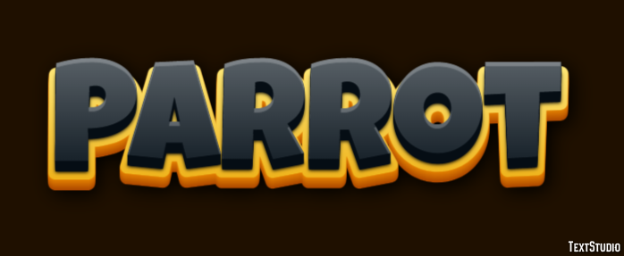 Parrot Text effect