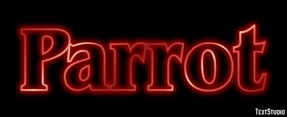 Parrot Text Effect