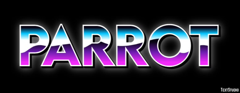 Parrot Text Effect