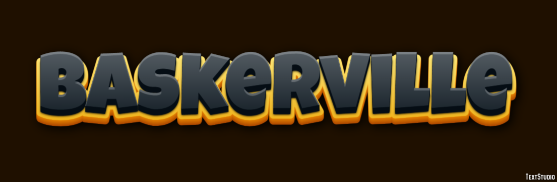Baskerville Text Effect