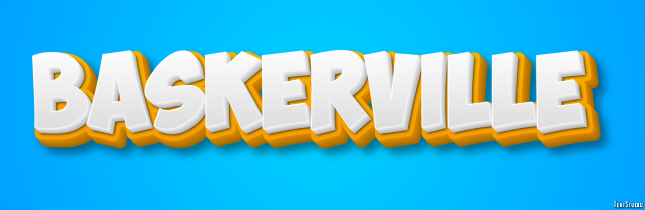Baskerville Text Effect