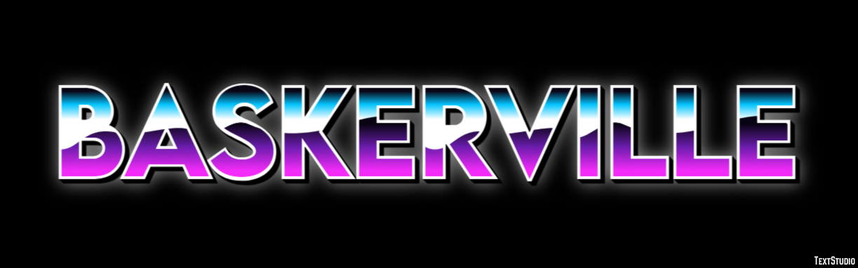 Baskerville Text Effect