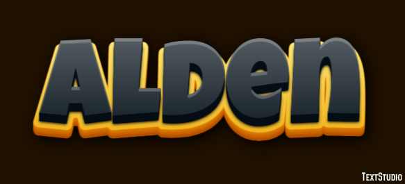Alden Text effect