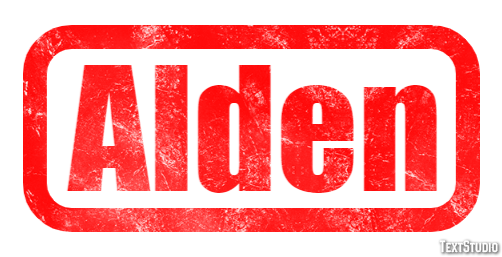 Alden Text effect