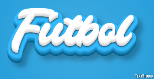 Fútbol Эффект текста