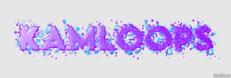 Kamloops Efecto de Texto