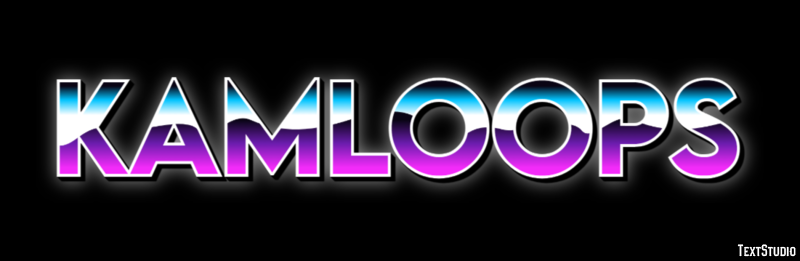 Kamloops Efecto de Texto