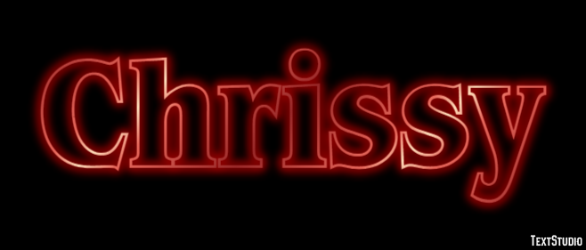 Chrissy Efekt tekstowy