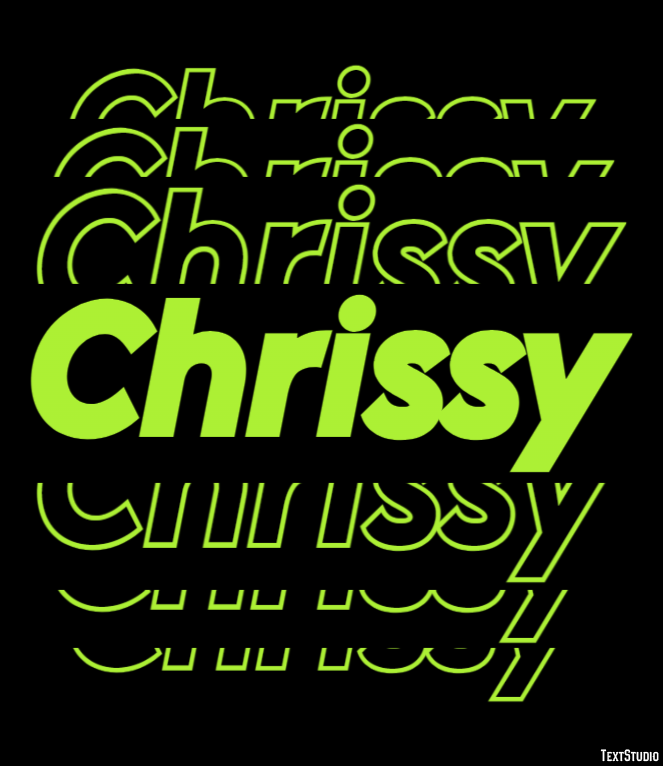 Chrissy Efekt tekstowy