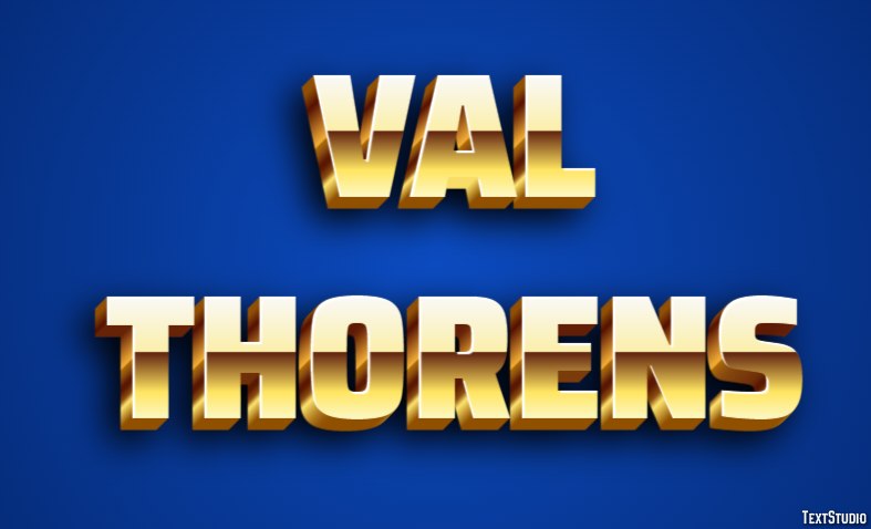 Val Thorens Efekt tekstowy