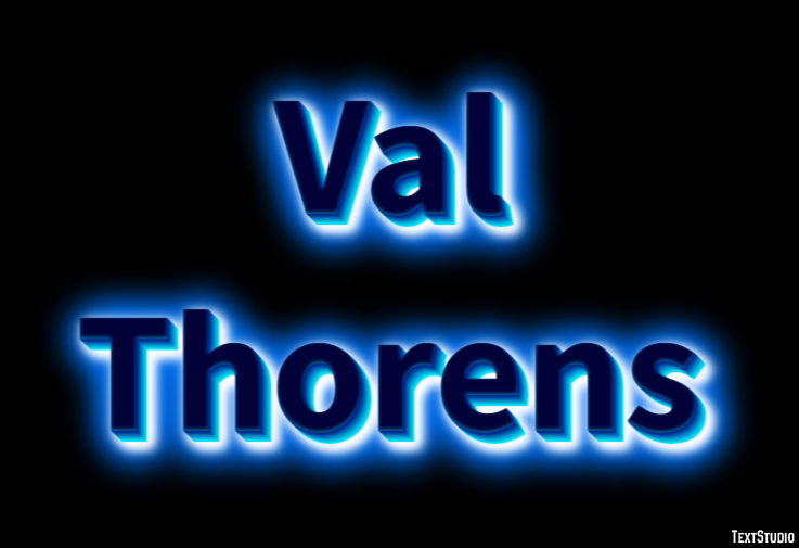 Val Thorens Efekt tekstowy