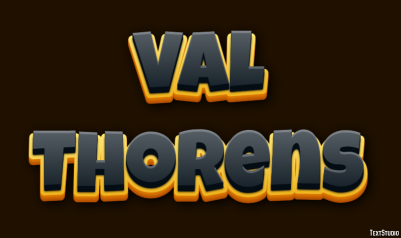 Val Thorens Effet de Texte