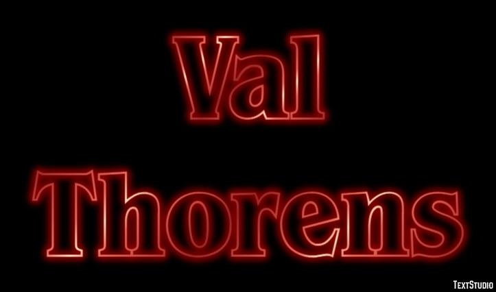 Val Thorens Efekt tekstowy