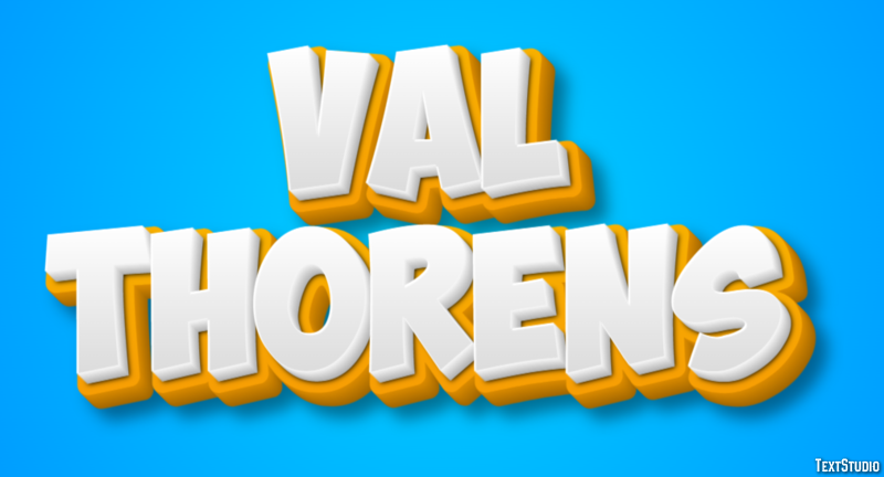 Val Thorens Effet de Texte