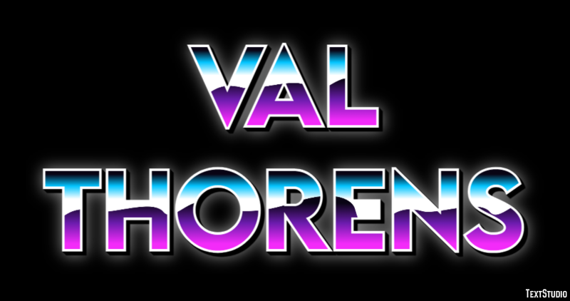 Val Thorens Efekt tekstowy