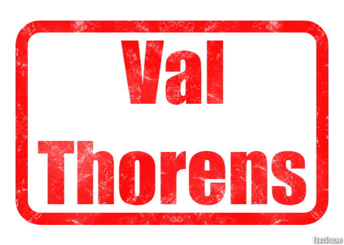 Val Thorens Efekt tekstowy