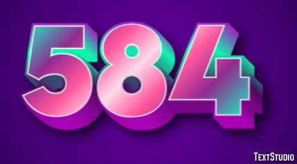 584 Efecto de Texto