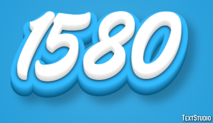 1580 Texteffekt