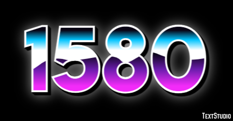1580 Эффект текста