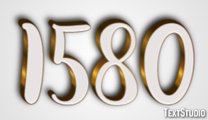 1580 Text Effect