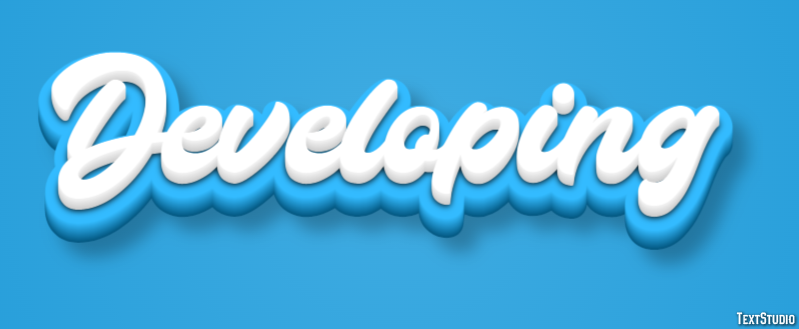 Developing Text Effect