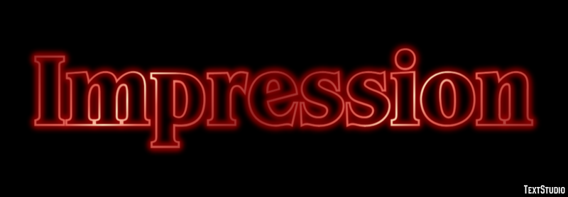 Impression テキスト効果
