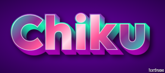 Chiku Efekt tekstowy