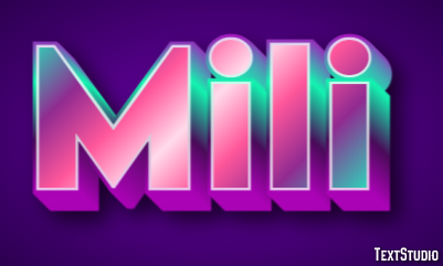 Mili Эффект текста