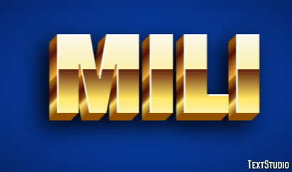 Mili Эффект текста