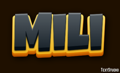 Mili Эффект текста