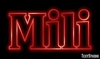 Mili Efecto de texto