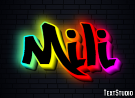 Mili Эффект текста