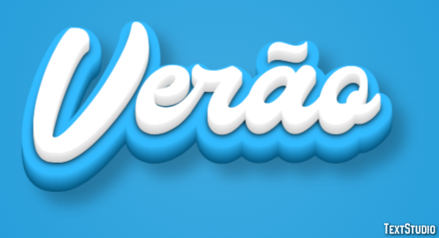 Verão Efekt tekstowy