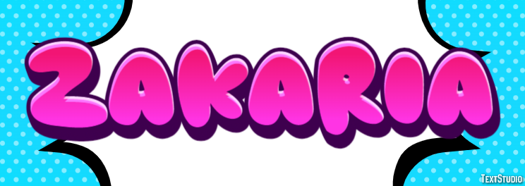 Zakaria Texteffekt