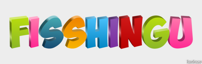 フィッシング Text Effect