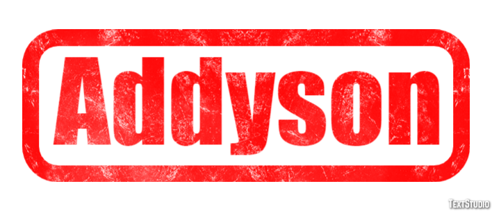 Addyson Text Effect
